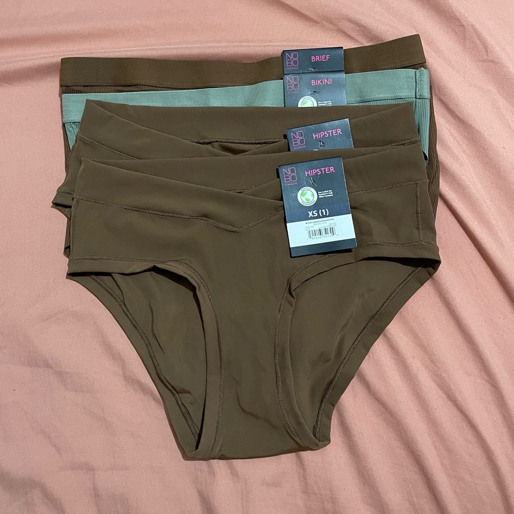 NOBO NWT underwear bundle 4 XS